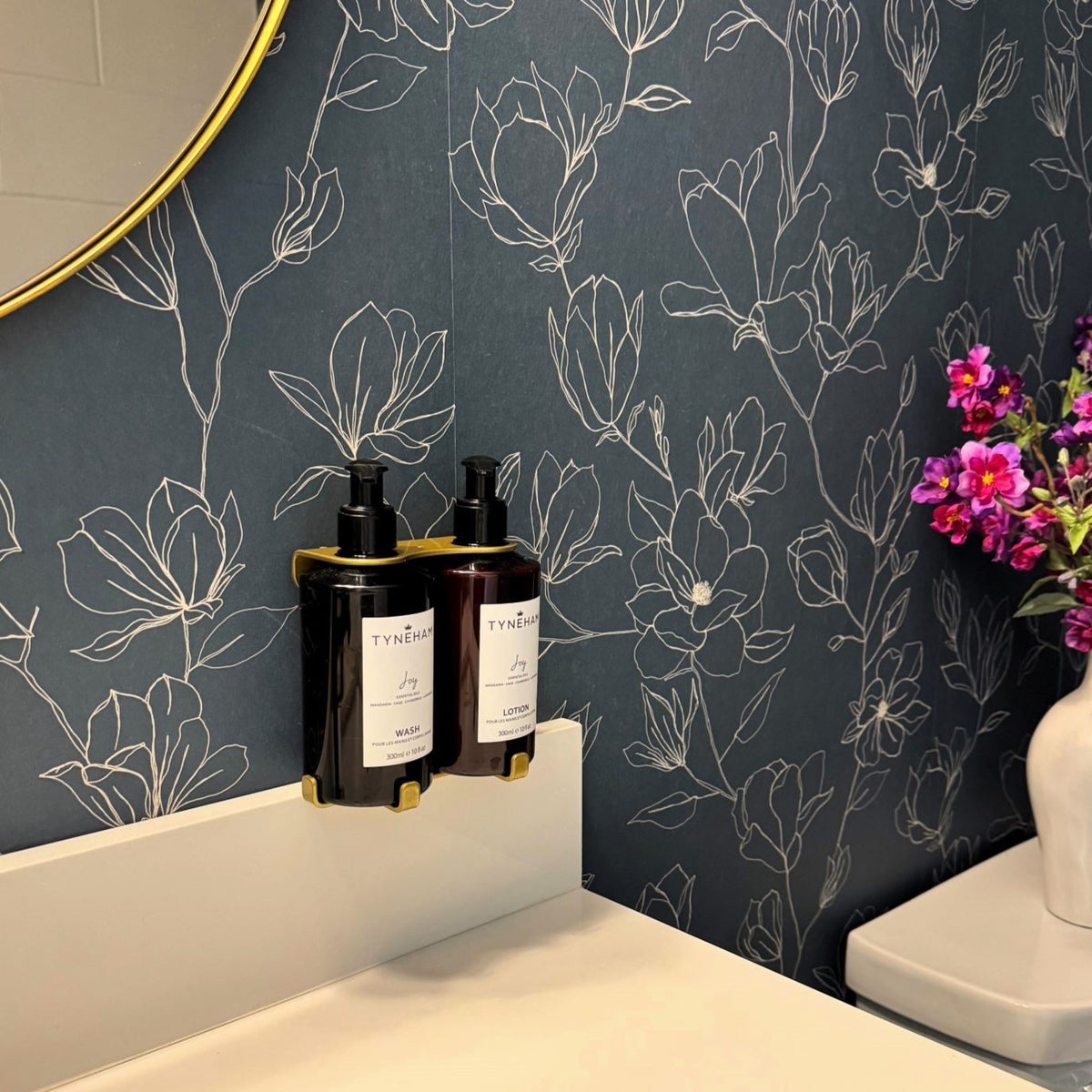 Double 300ml Security Wall Mounted Holder