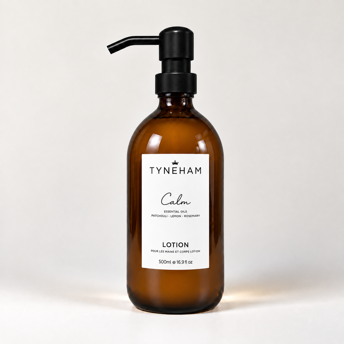 Calm Hand &amp; Body Lotion Glass Bottle
