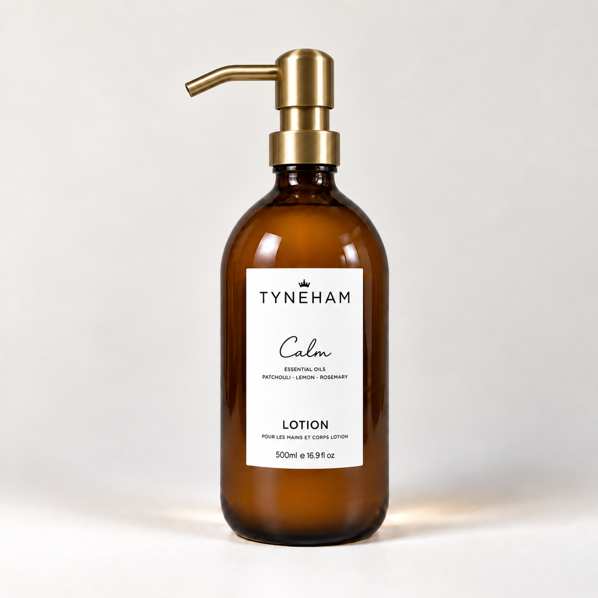 Calm Hand &amp; Body Lotion Glass Bottle