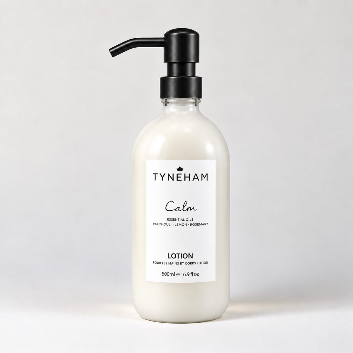 Calm Hand &amp; Body Lotion Glass Bottle