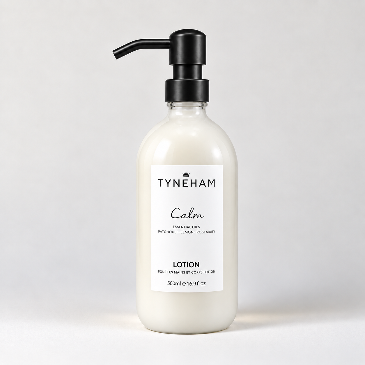 Calm Hand & Body Lotion Glass Bottle
