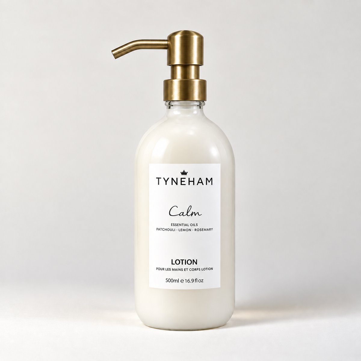 Calm Hand &amp; Body Lotion Glass Bottle