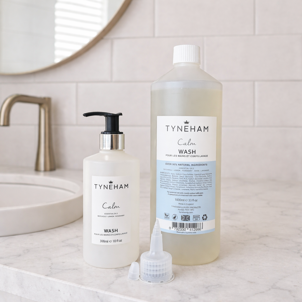 Calm Hand &amp; Body Wash 1L Refill &amp; Bottle Set