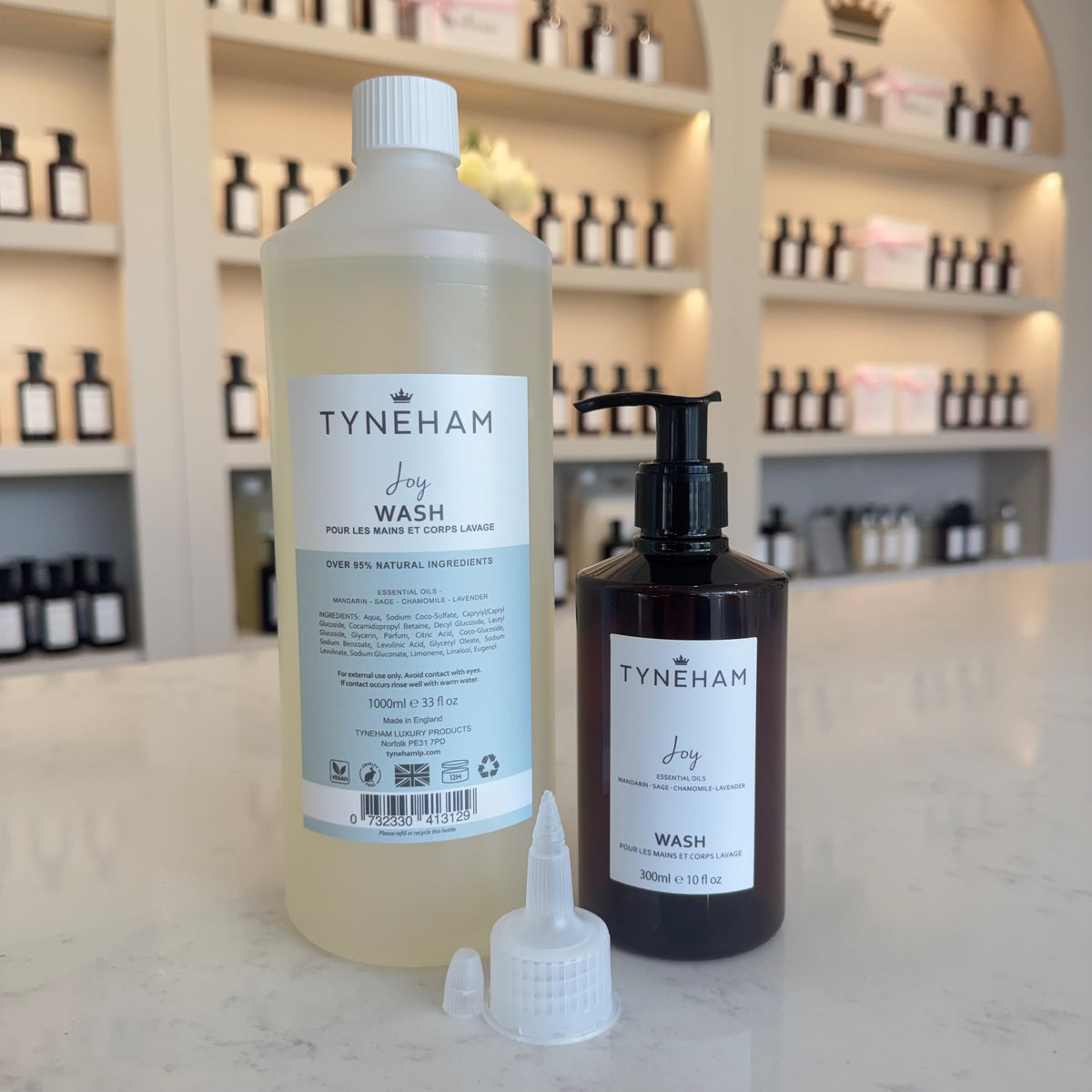 Joy Hand &amp; Body Wash 1L Refill &amp; Bottle Set