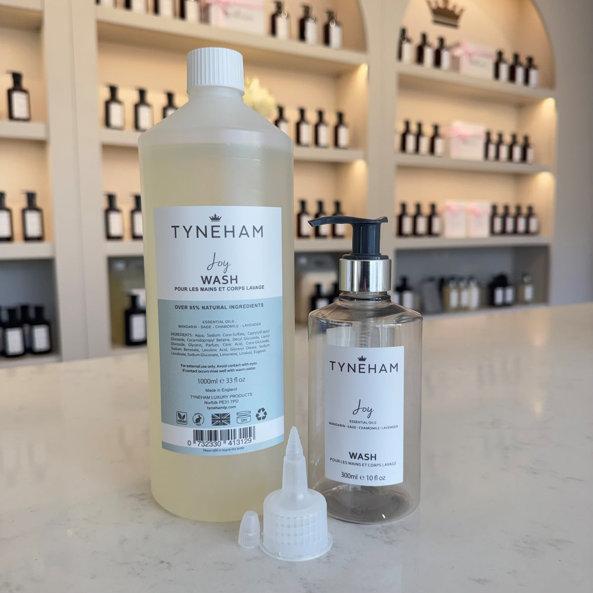 Joy Hand &amp; Body Wash 1L Refill &amp; Bottle Set